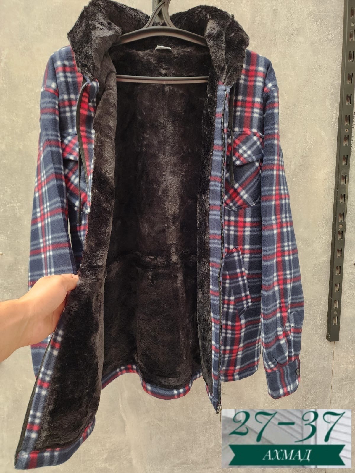 рубашка с капюшоном,рубашка мужская с капюшоном,теплая рубашка,рубашка в клетку с капюшоном,рубашка мужская в клетку