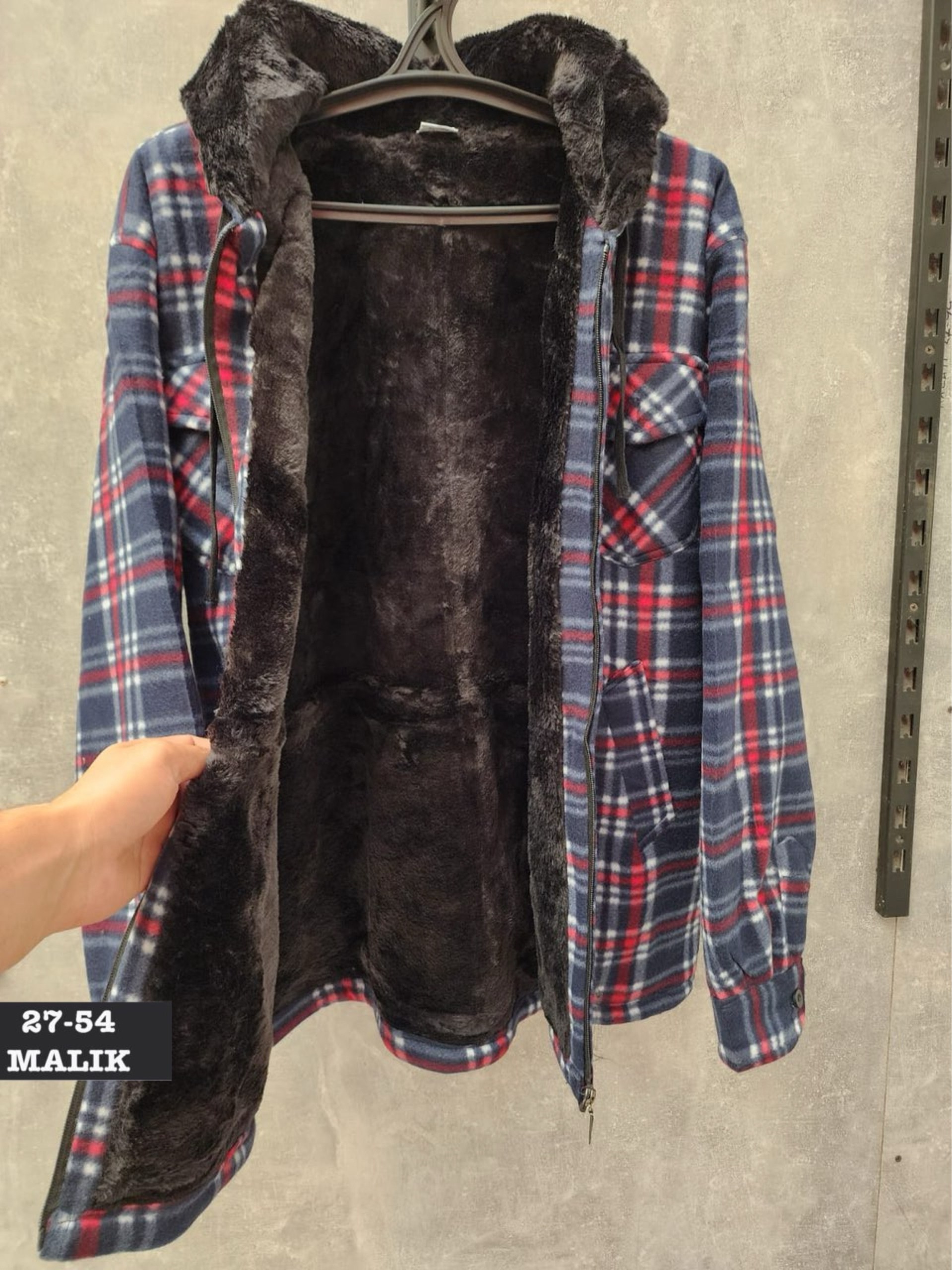 рубашка на меху,рубашка с капюшоном,теплая рубашка,куртка в клетку,рубашка мужская