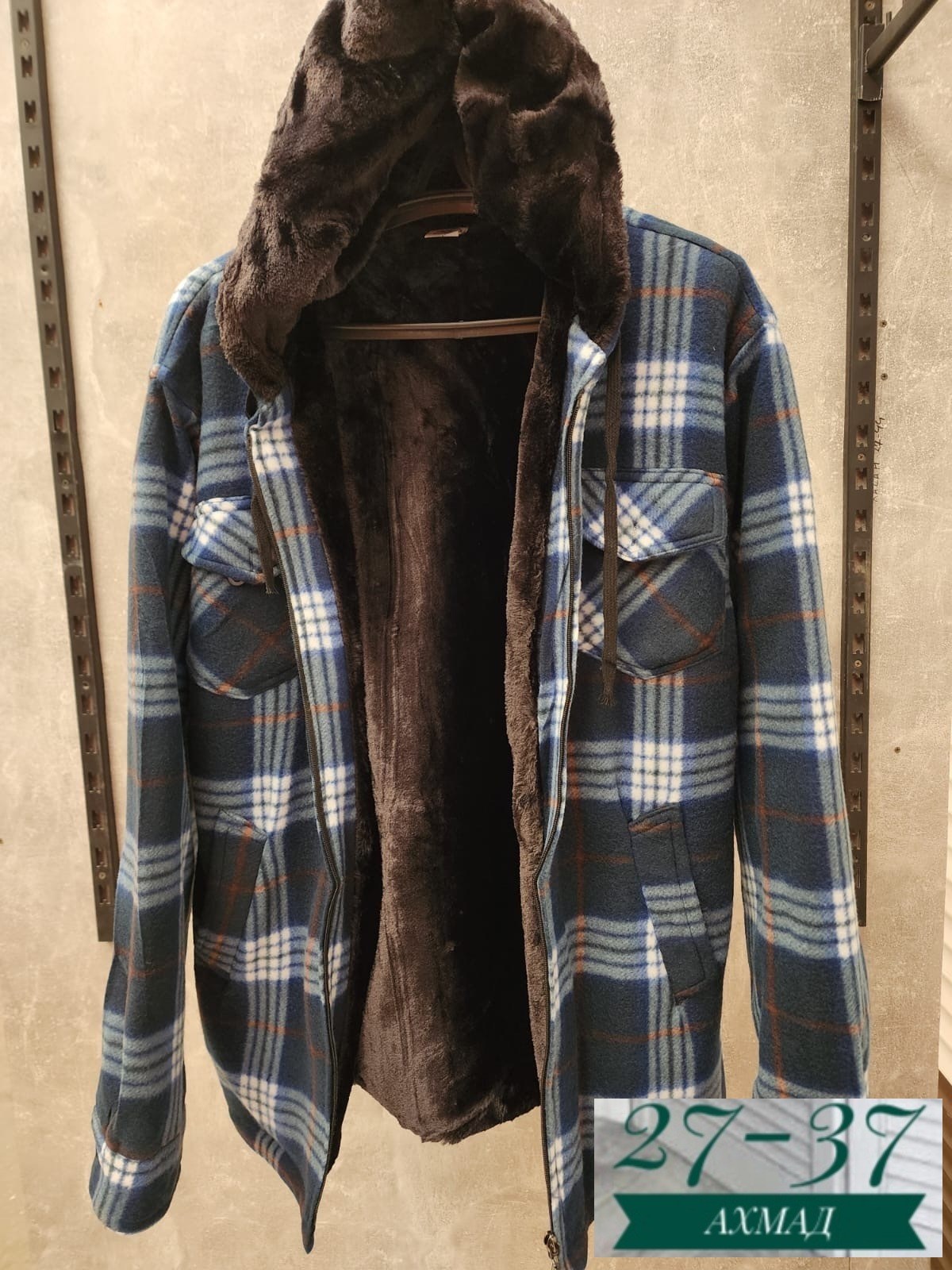 рубашка с капюшоном,рубашка мужская с капюшоном,теплая рубашка,рубашка в клетку с капюшоном,рубашка мужская в клетку