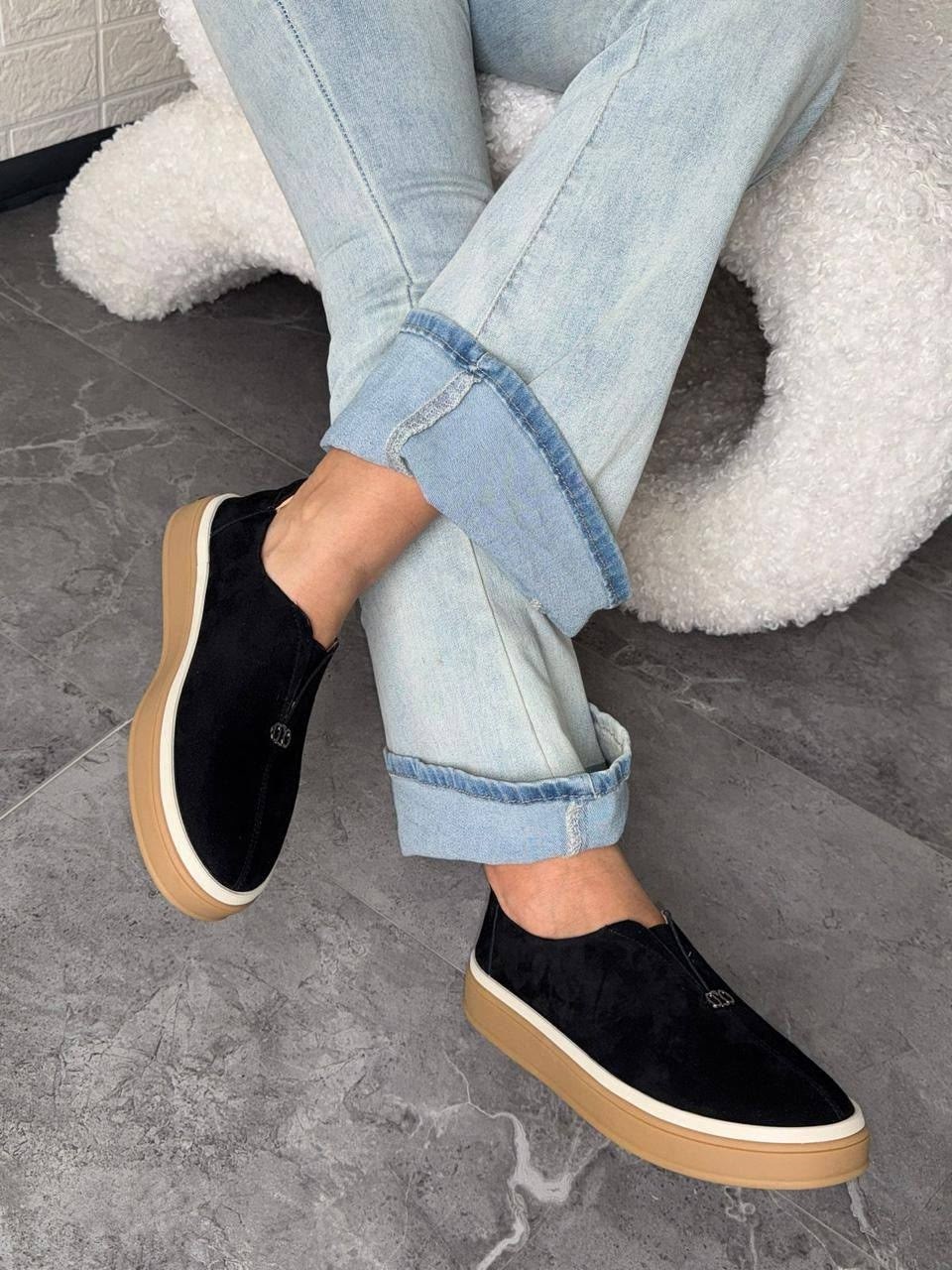 ,слипоны женские,слипоны из натуральной замши,слипоны замшевые,замшевые лоферы