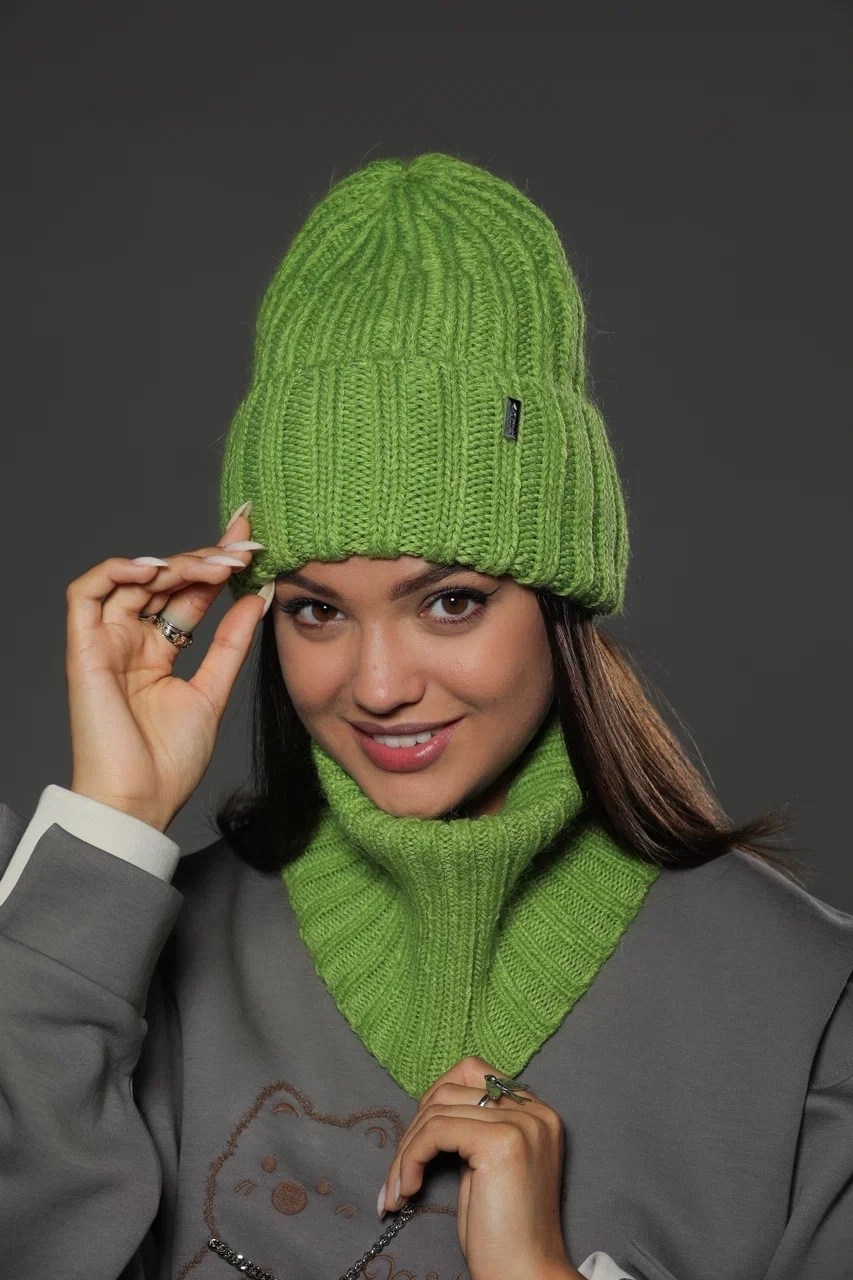 шапка вязаная женская,комплект шапка снуд,комплект шапки,снуд ангора,шапка женская