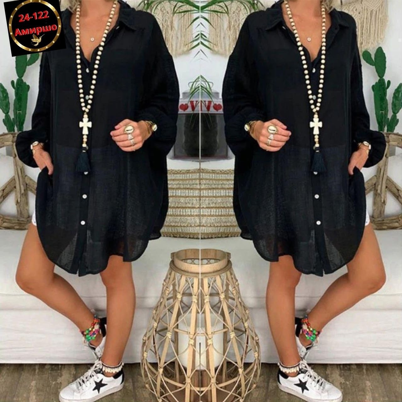 женская летняя рубашка,рубашка из хлопка и льна,туника рубашка,,рубашка женская