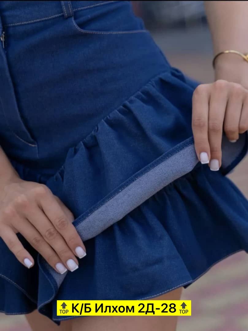 юбка джинсовая,юбки мини,юбка мини джинсовая,джинсовая юбка с воланами,юбка