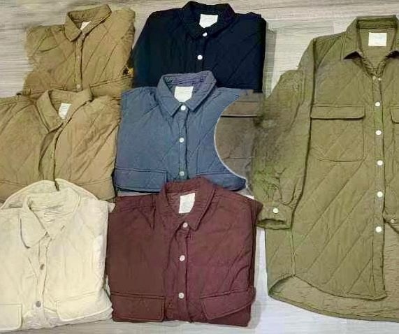 куртка рубашка из стеганой ткани,стеганая куртка,куртка,куртка женская,стеганое пальто