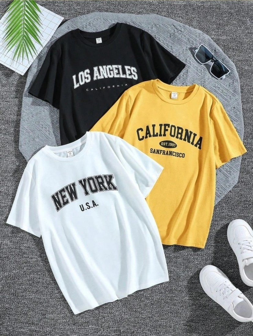 футболки для подростков,футболки кэжуал,набор футболок,универсальные футболки,футболки модные