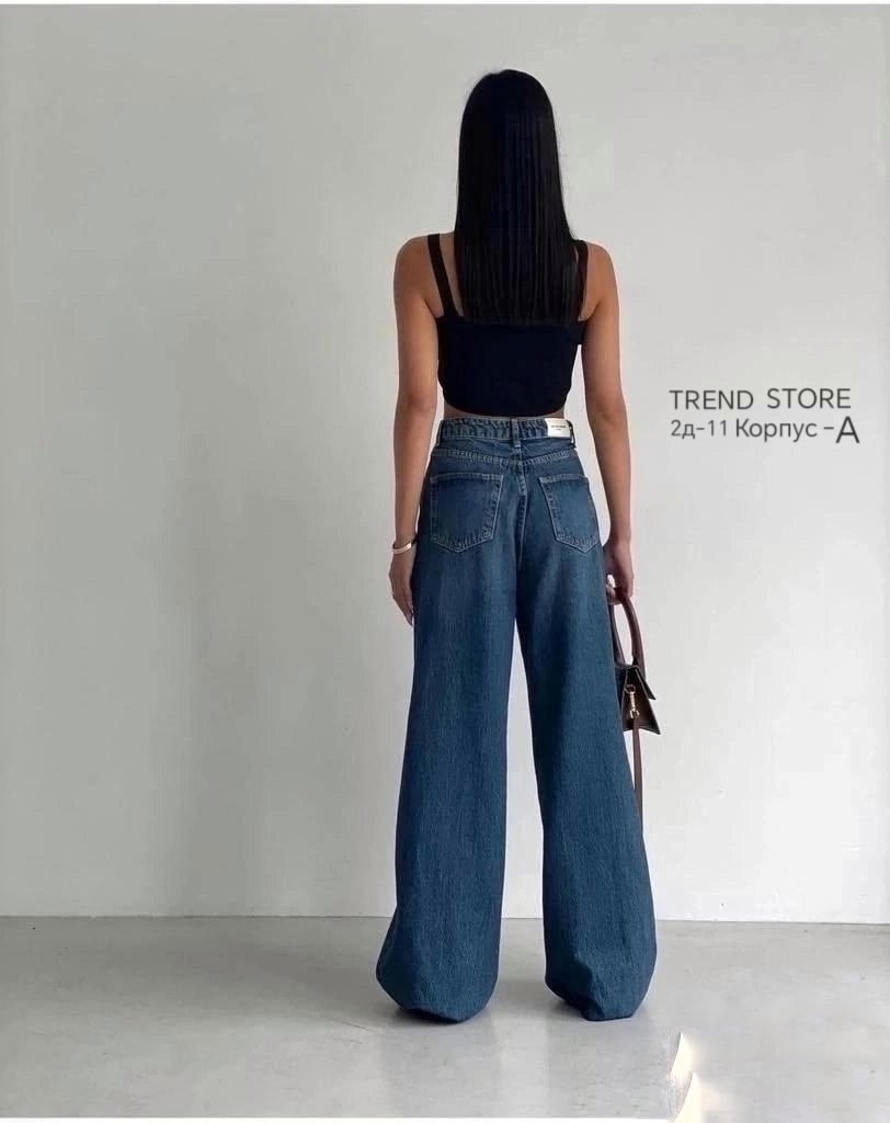 джинсы палаццо широкие,джинсы широкие,женские джинсы,стильные джинсы,штаны джинсы