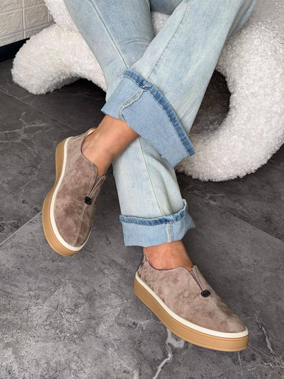 ,слипоны женские,слипоны из натуральной замши,слипоны замшевые,замшевые лоферы