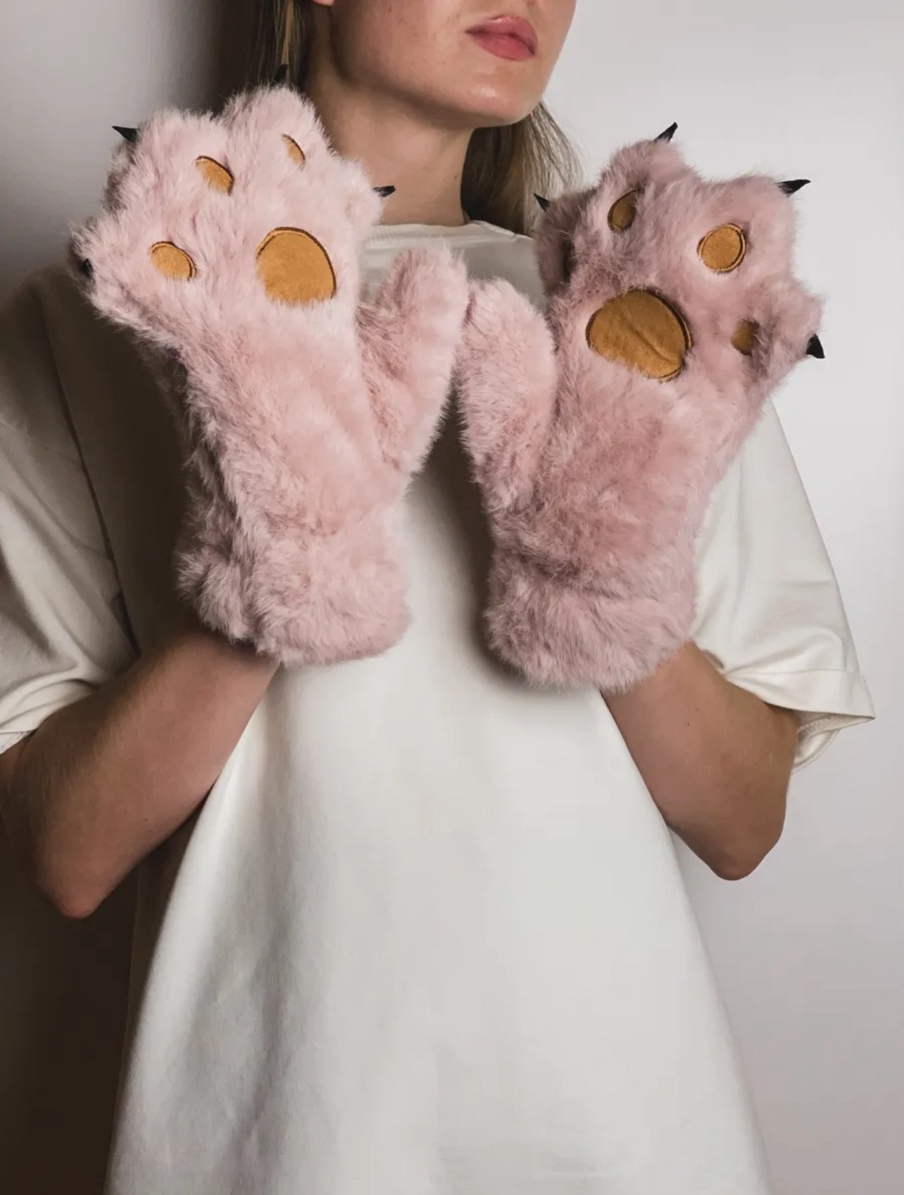 перчатка,перчатки лапки,теплые перчатки,перчатки модные,меховые перчатки