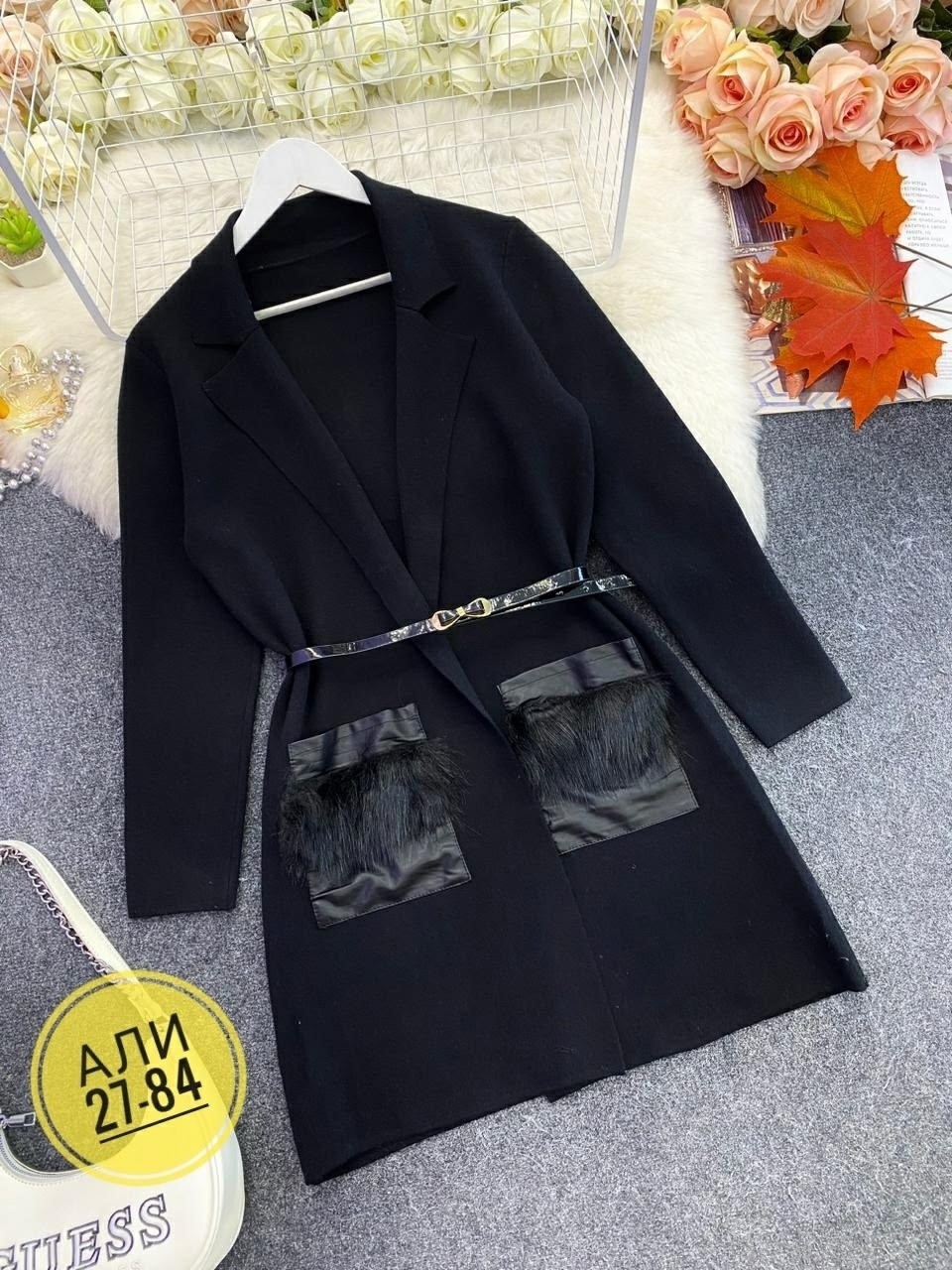 пальто модное,стильное пальто,элегантные кардиганы,пальто с меховыми карманами,пальто зимняя