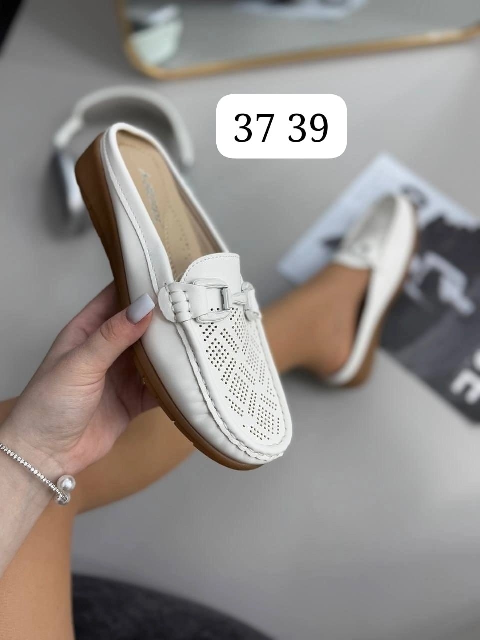 , женская,женские мокасины,мокасины женские с перфорацией,женский шлепка