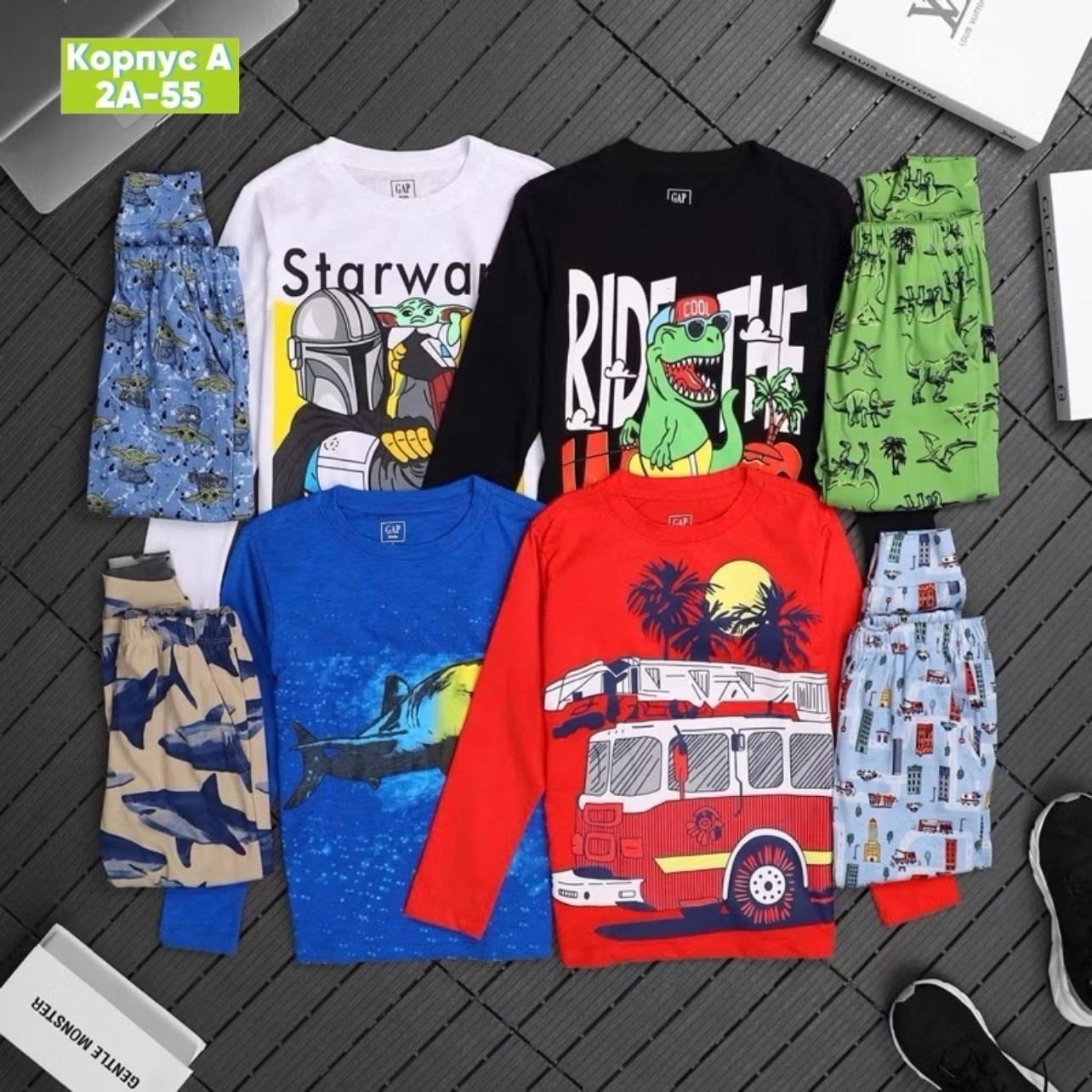 пижама для мальчика,пижама детская,детские пижамы с динозаврами,детская пижама для мальчика,пижама