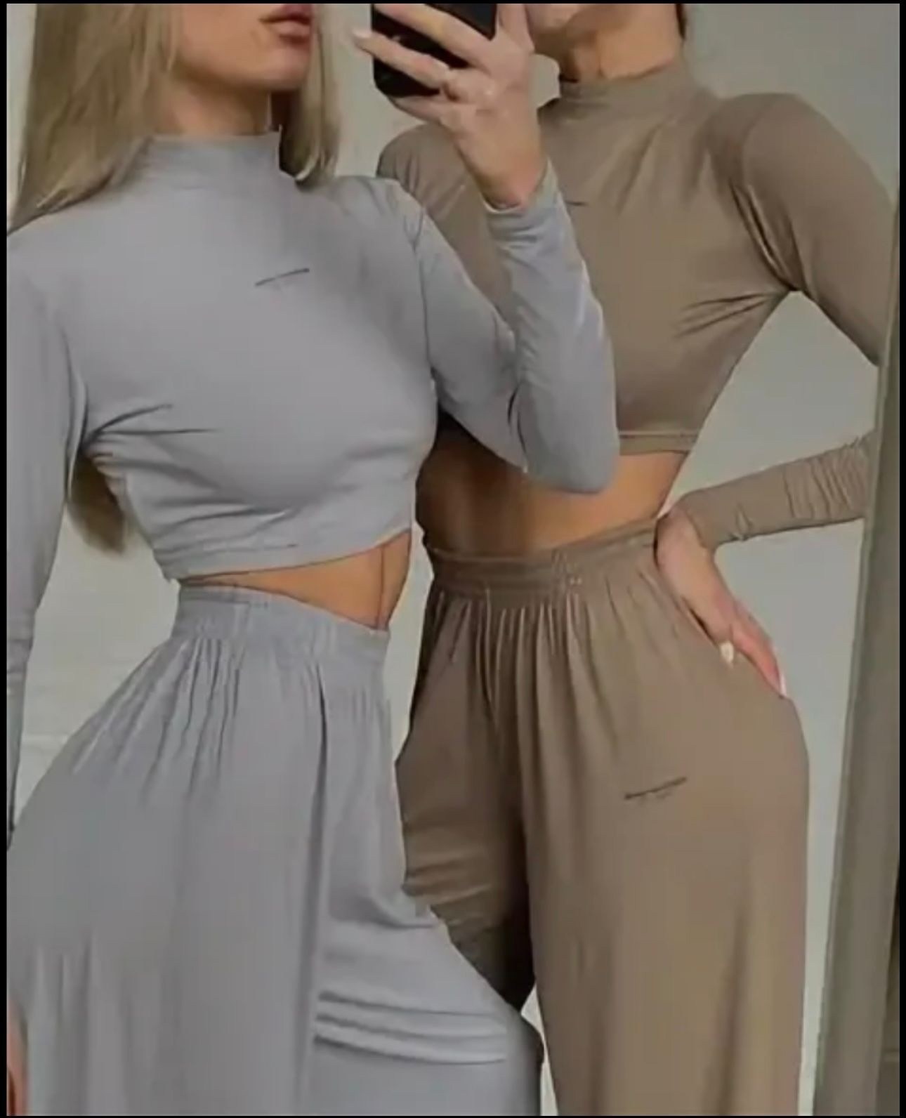 женский трикотажный костюм из двух предметов,костюм для женщин,трикотажные костюмы,костюм бежевый,повседневный костюм