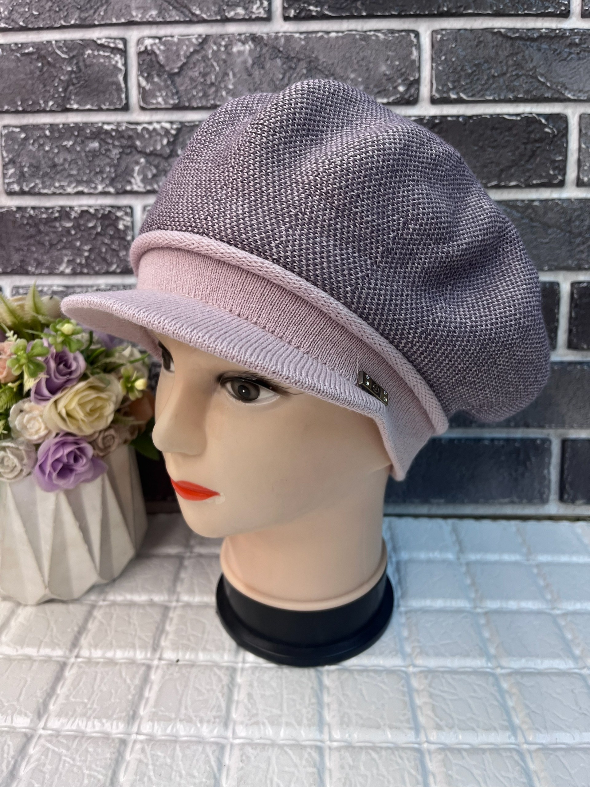 кепка женская,шапка женская,вязаная шапка женская,шапка женская с козырьком,берет с козырьком