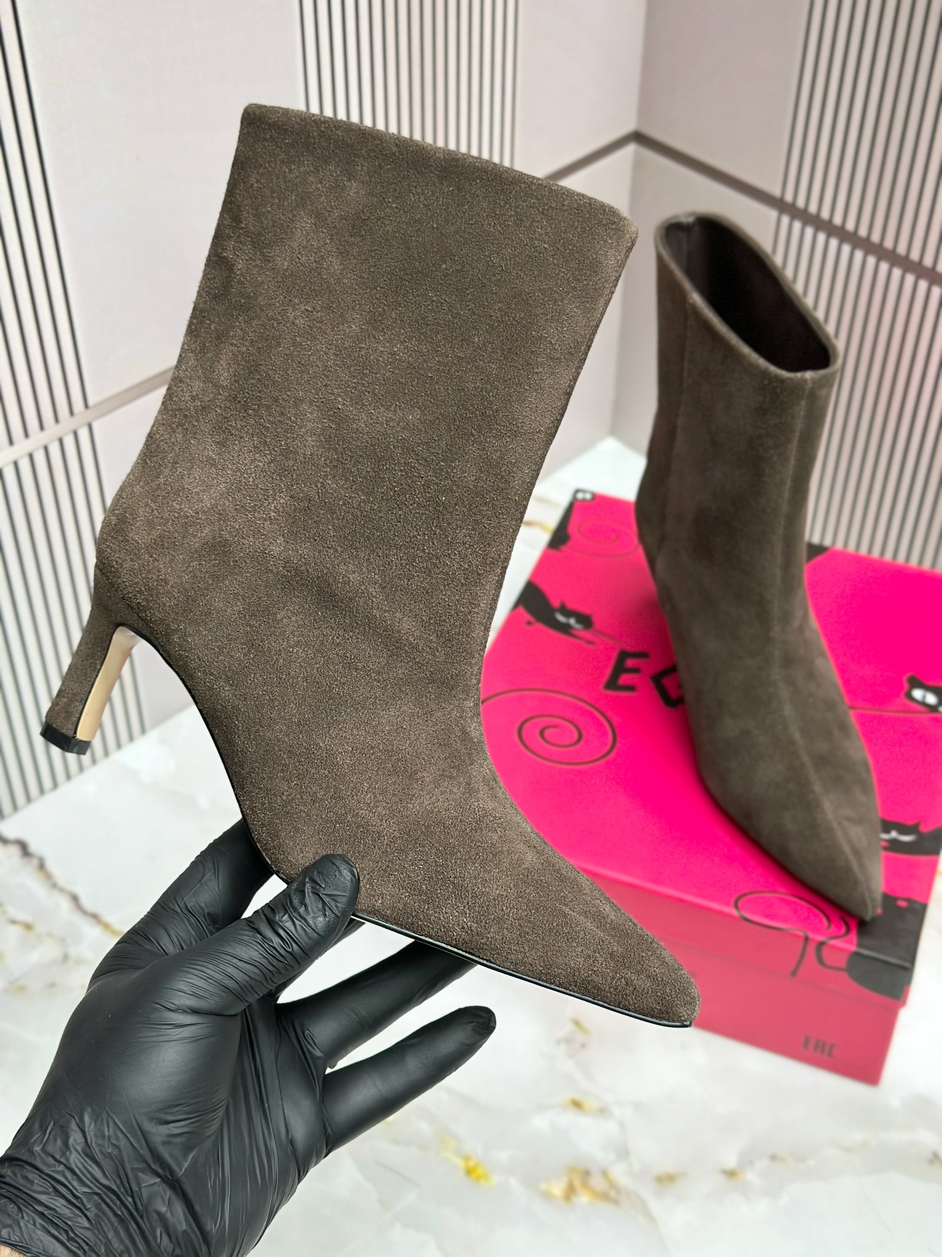 ботильоны замшевые,ботильоны женские,,ботильоны, женская