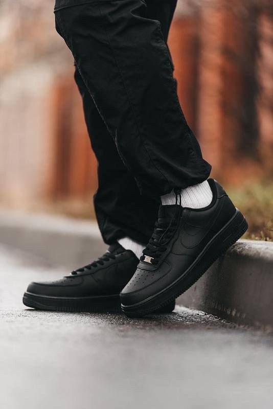 nike air force 1 low triple black,nike air force 1 low black,nike air force 1 черные,мужские кроссовки nike air force 1,кроссовки