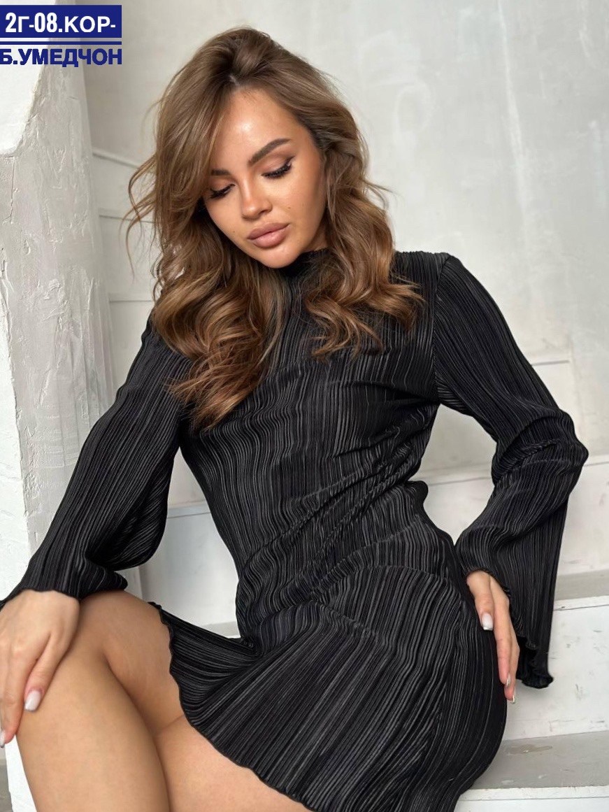 платье,женская платье,платье черное,платье плиссе, платье