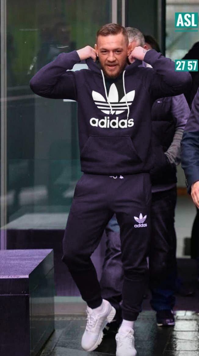 конор макгрегор в адидасе,конора макгрегора,конор макгрегор стиль одежды,conor mcgregor,мужской спортивный костюм adidas