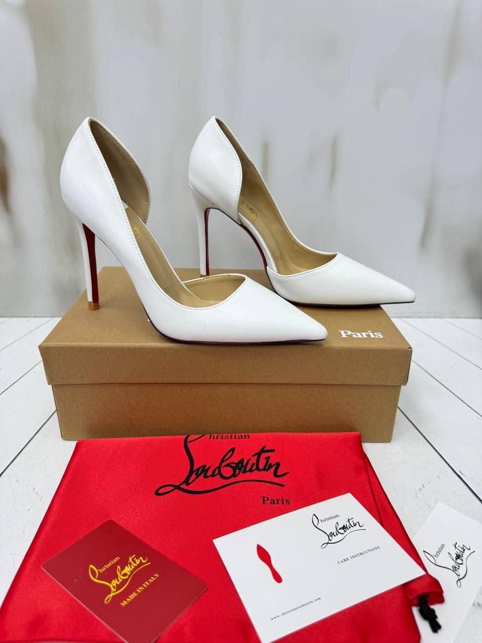 ,туфли кристиан лабутен белые,christian louboutin туфли,лодочки кристиан лабутен,каблуки туфли