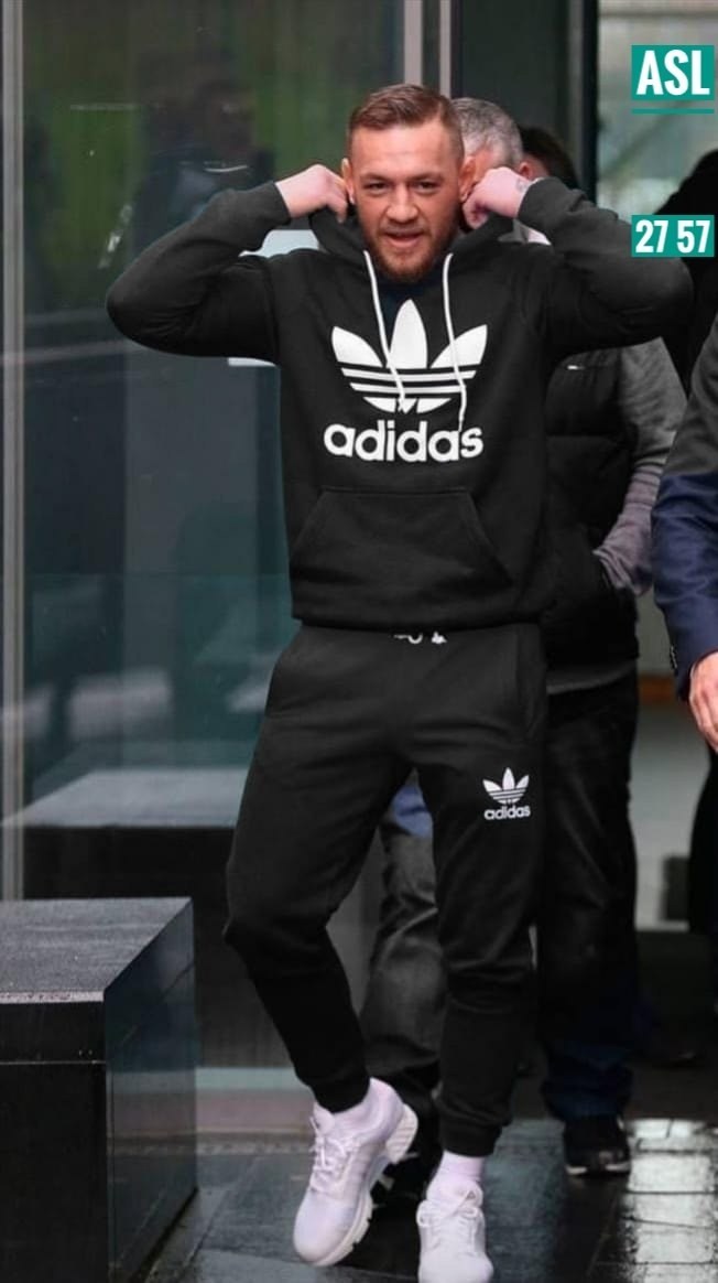 конор макгрегор в адидасе,конора макгрегора,конор макгрегор стиль одежды,conor mcgregor,мужской спортивный костюм adidas