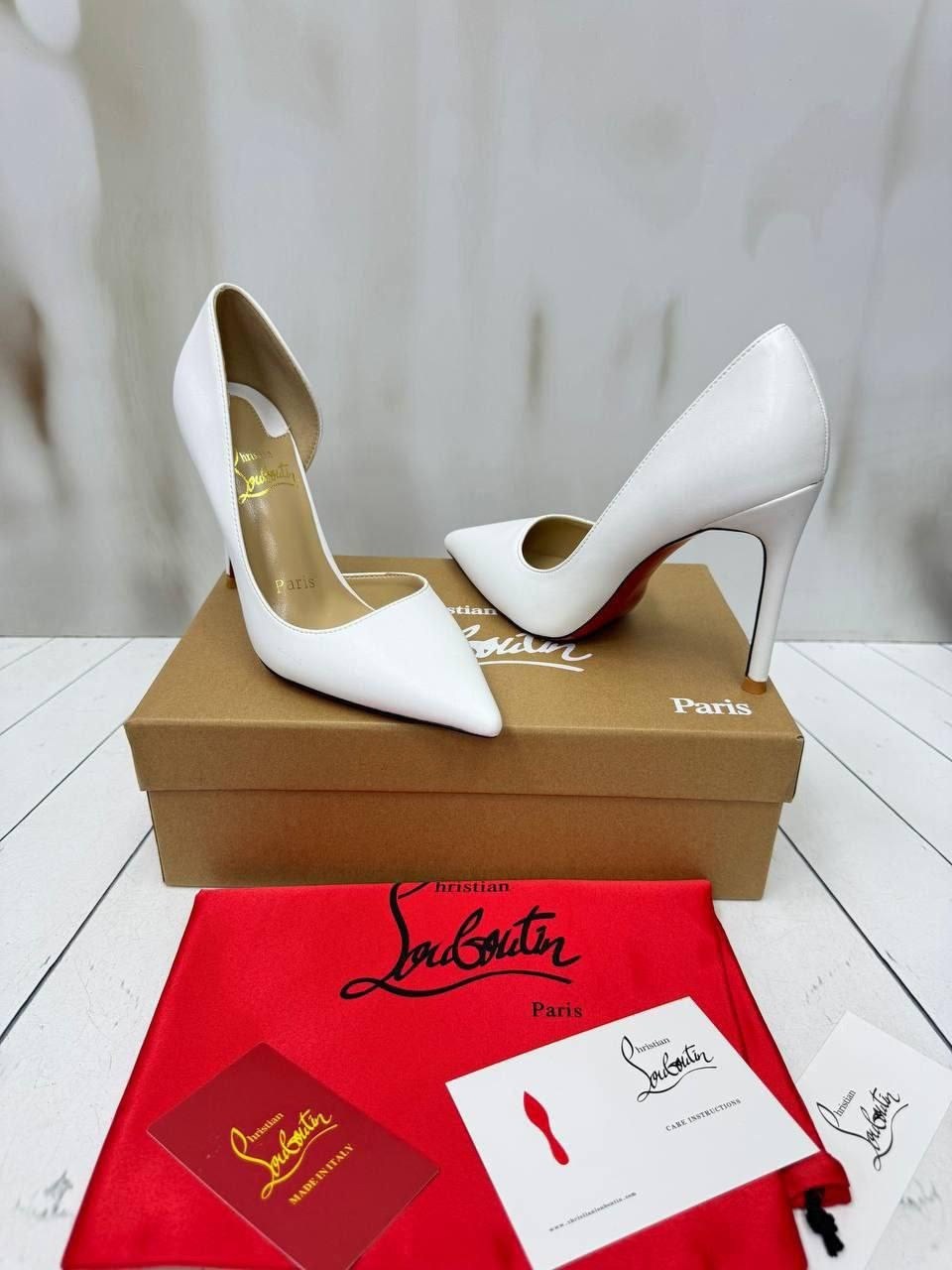 ,туфли кристиан лабутен белые,christian louboutin туфли,лодочки кристиан лабутен,каблуки туфли