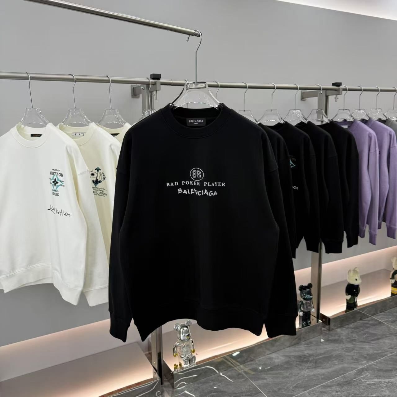 повседневный свитшот,мужские свитшоты,толстовки свитшот,свитшот balenciaga,свитшот модный