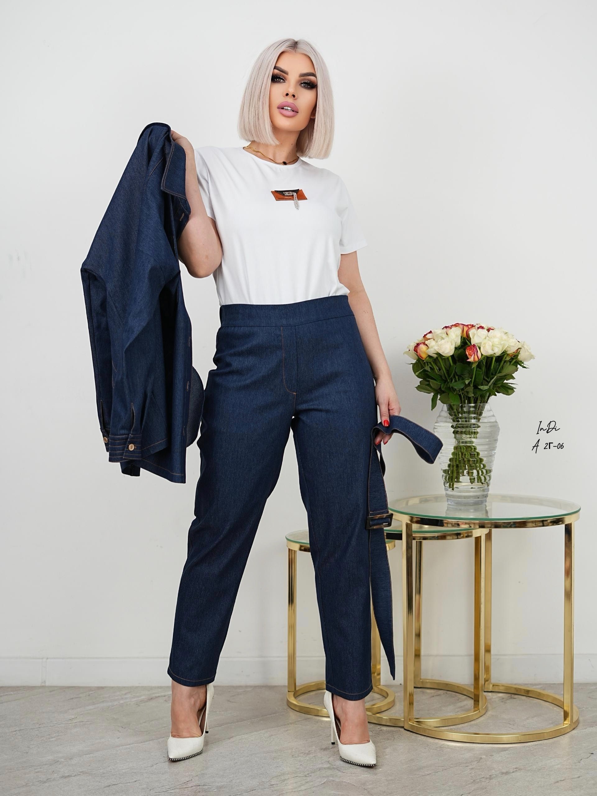 джинсовый брючный костюм,костюм с брюками,женские костюмы,модная одежда,женский брючный костюм