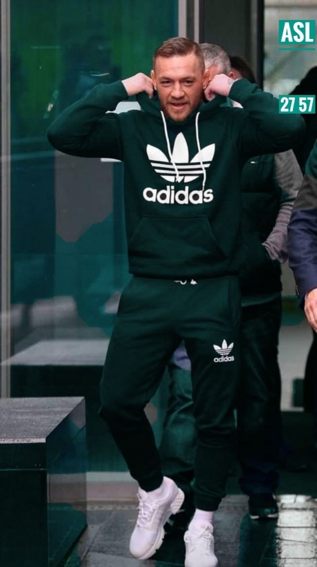 конор макгрегор в адидасе,конора макгрегора,конор макгрегор стиль одежды,conor mcgregor,мужской спортивный костюм adidas