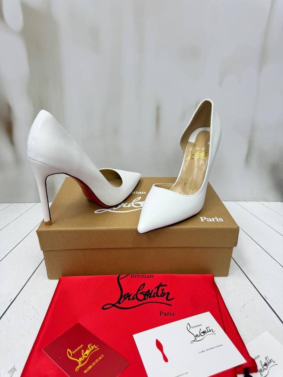 ,туфли кристиан лабутен белые,christian louboutin туфли,лодочки кристиан лабутен,каблуки туфли