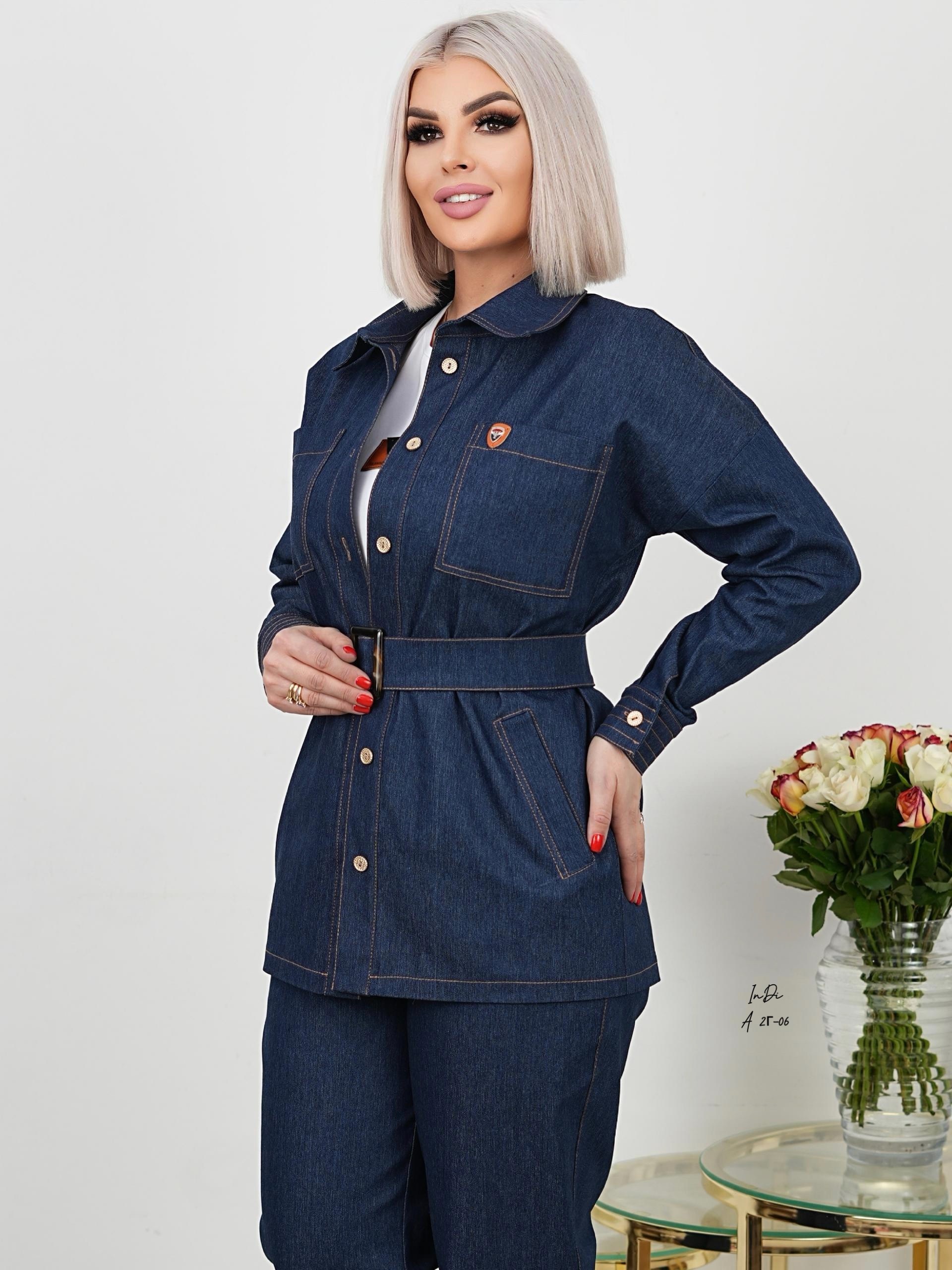 джинсовый брючный костюм,костюм с брюками,женские костюмы,модная одежда,женский брючный костюм