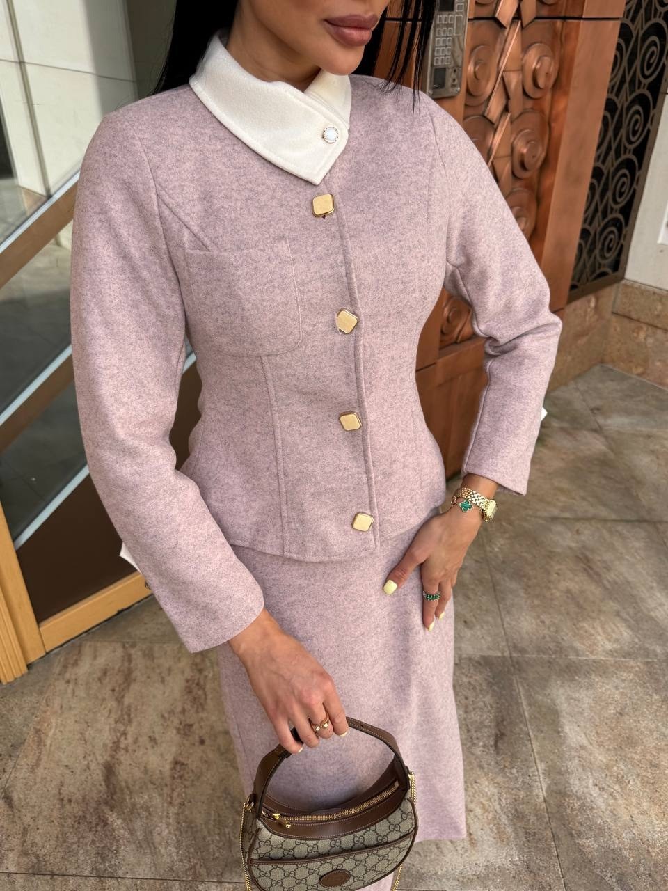 элегантные костюмы,модные костюмы,стильные костюмы,твидовый костюм с юбкой,костюм с юбкой