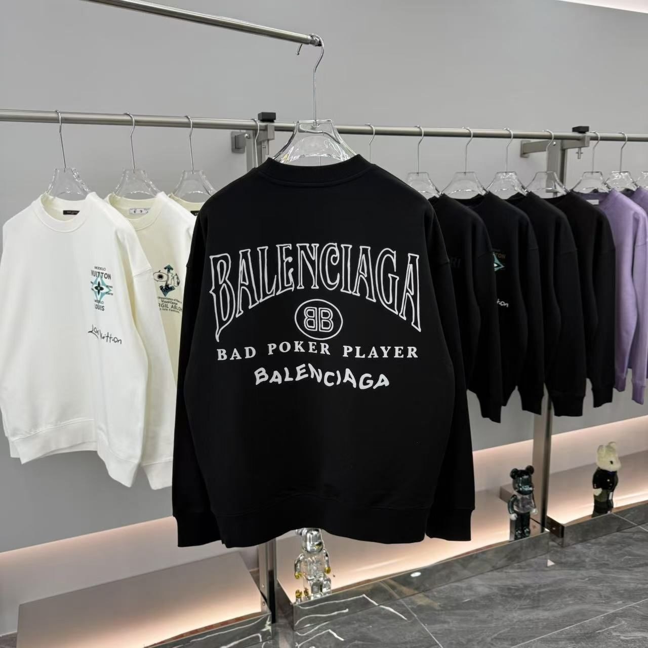 повседневный свитшот,мужские свитшоты,толстовки свитшот,свитшот balenciaga,свитшот модный