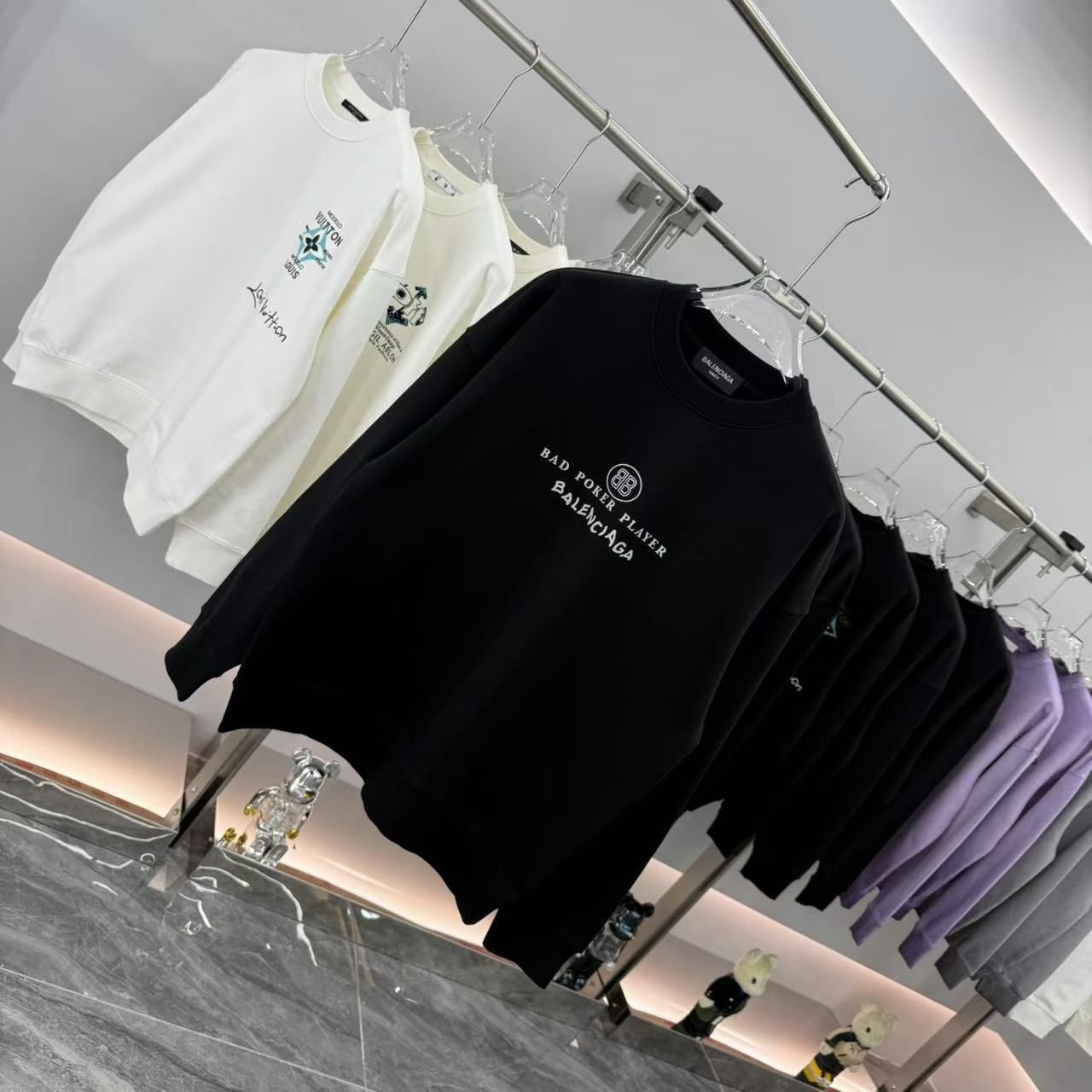 повседневный свитшот,мужские свитшоты,толстовки свитшот,свитшот balenciaga,свитшот модный