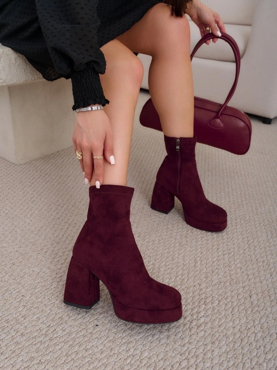 ботильоны замшевые,ботильоны женские,ботильоны на платформе,ботильоны,ботильоны obba