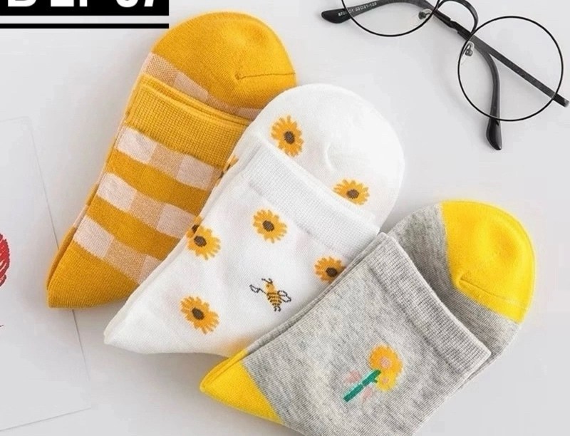 носки милые,женские носки хлопковые,носки модная,носки средней длины,хлопковые носки