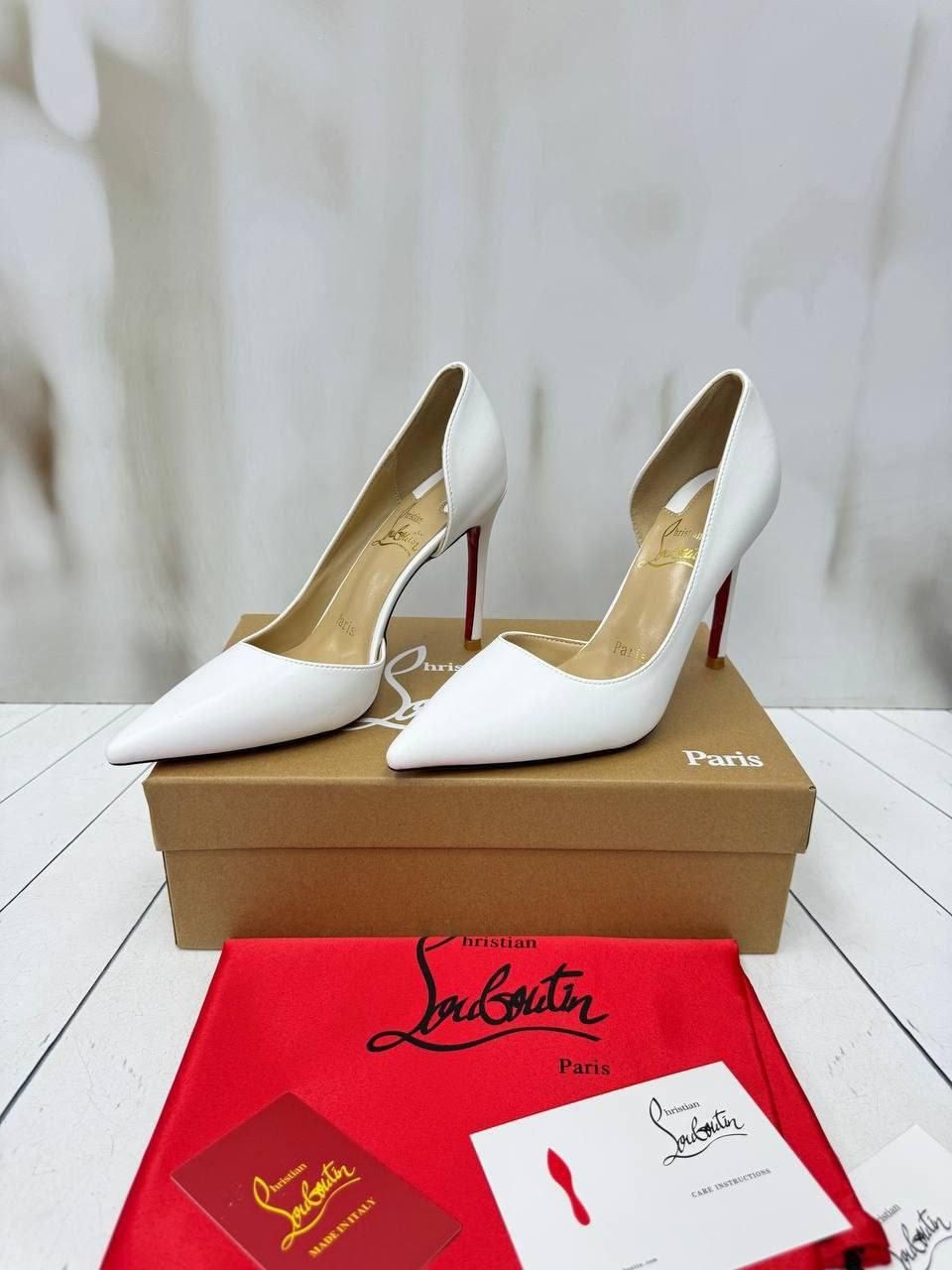 ,туфли кристиан лабутен белые,christian louboutin туфли,лодочки кристиан лабутен,каблуки туфли