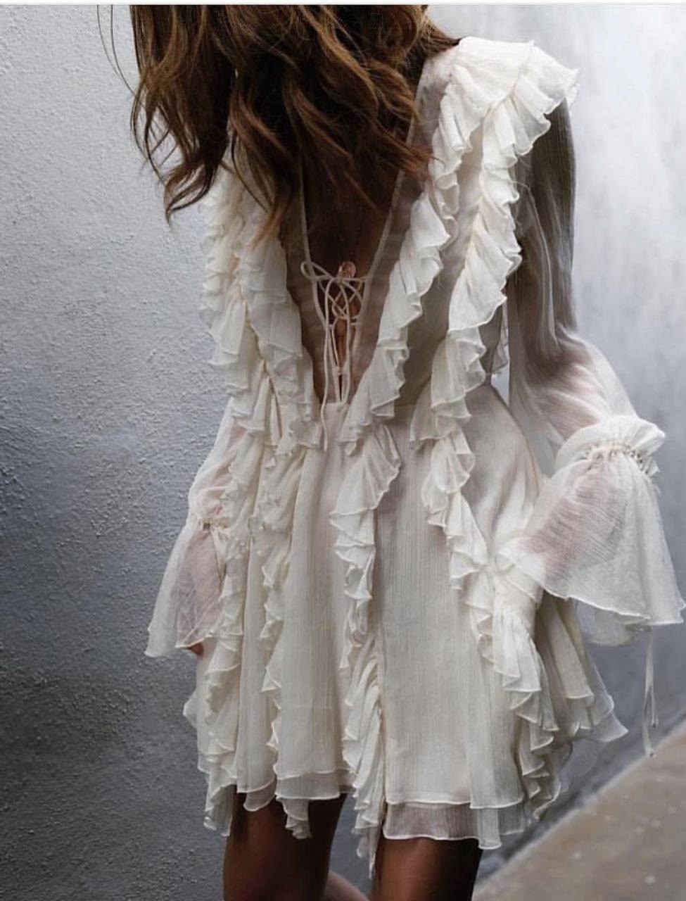 стиль бохо платье,платье с рюшами,платье с оборками,модное платье,трендовые платья