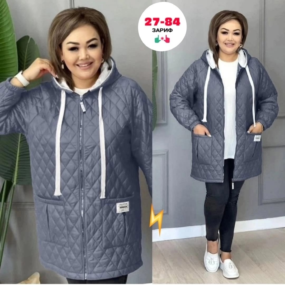 женская демисезонная куртка,куртка прямого кроя,куртка женская больших размеров удлиненная,женская куртка,женская куртка большого размера