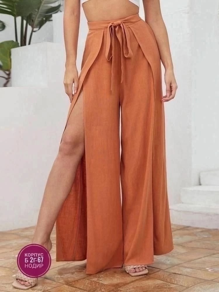 брюки палаццо для женщин,стильные брюки,брюки с поясом,широкие брюки,модные брюки палаццо