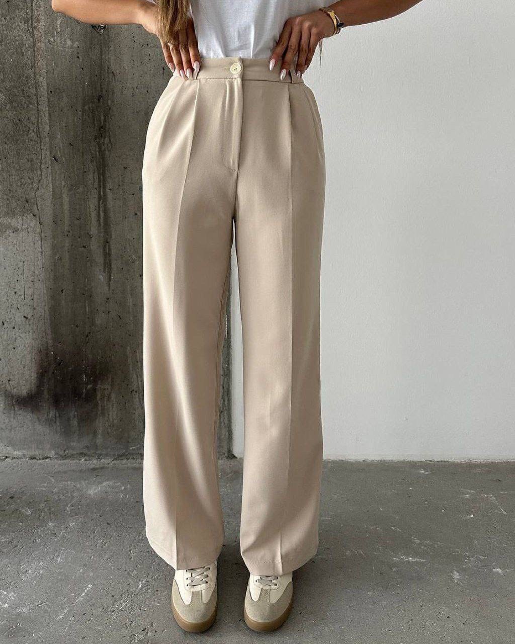 брюки палаццо бежевые,брюки палаццо,брюки женские палаццо,молочные брюки палаццо,брюки палаццо женские широкие