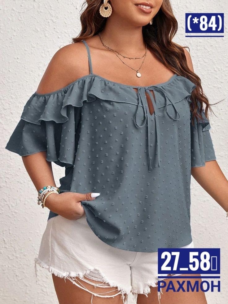 блуза с открытыми плечами,повседневная блуза,блузка для женщин,блузка кофточка,блузка с оборками