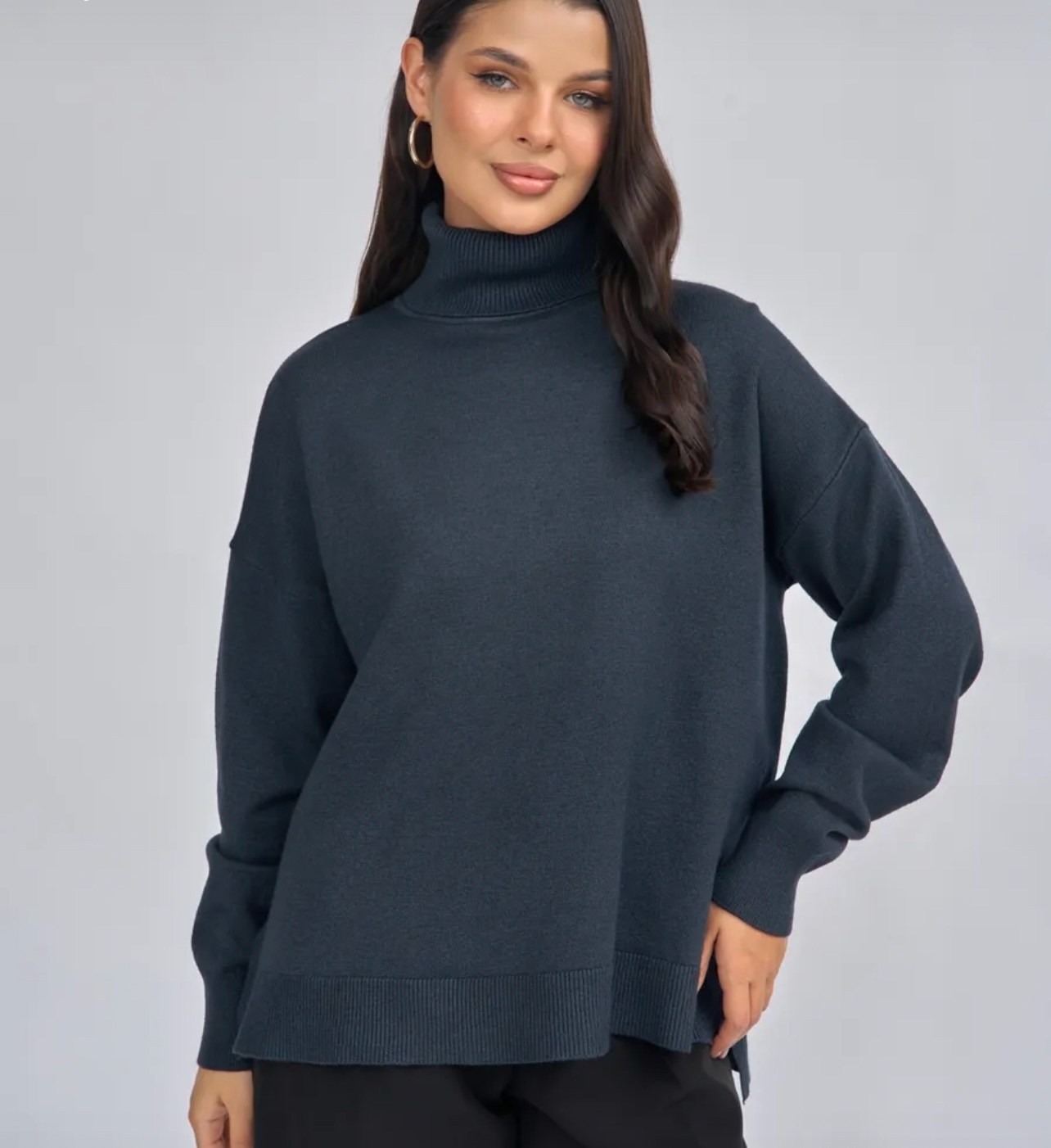 свитер удлиненная,джемпер,женские свитера,свитер,джемпер с горлом