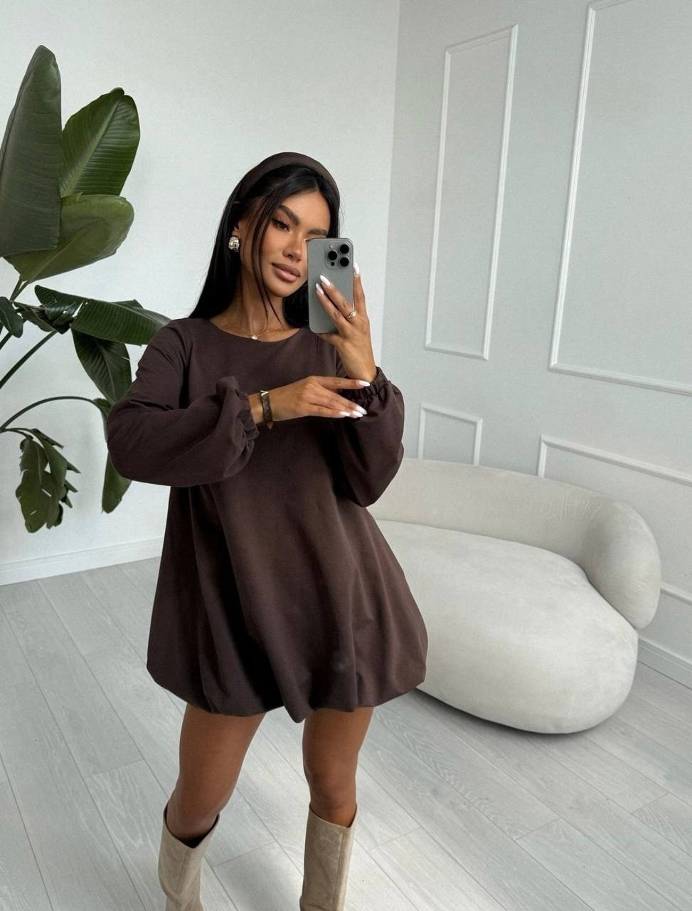 платье женская,платье,коричневое платье,трикотажное платье мини,платье женское мини