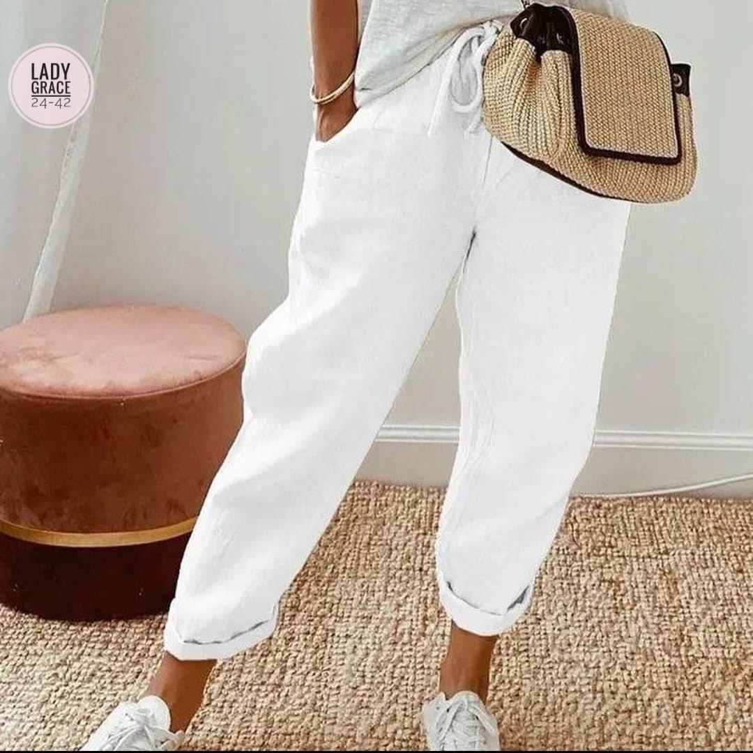 женские повседневные брюки,брюки женские летние,льняные брюки на завязках,льняные брюки женские,повседневные брюки