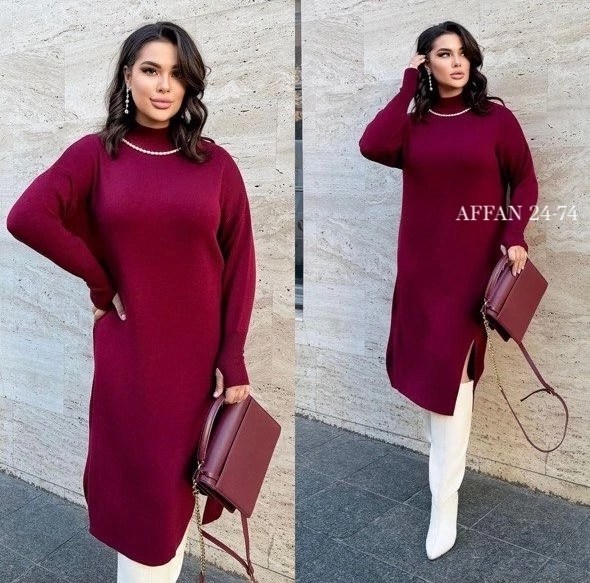 платье женская,платье туника,платье шерстяное,платье вязаное,теплое платье