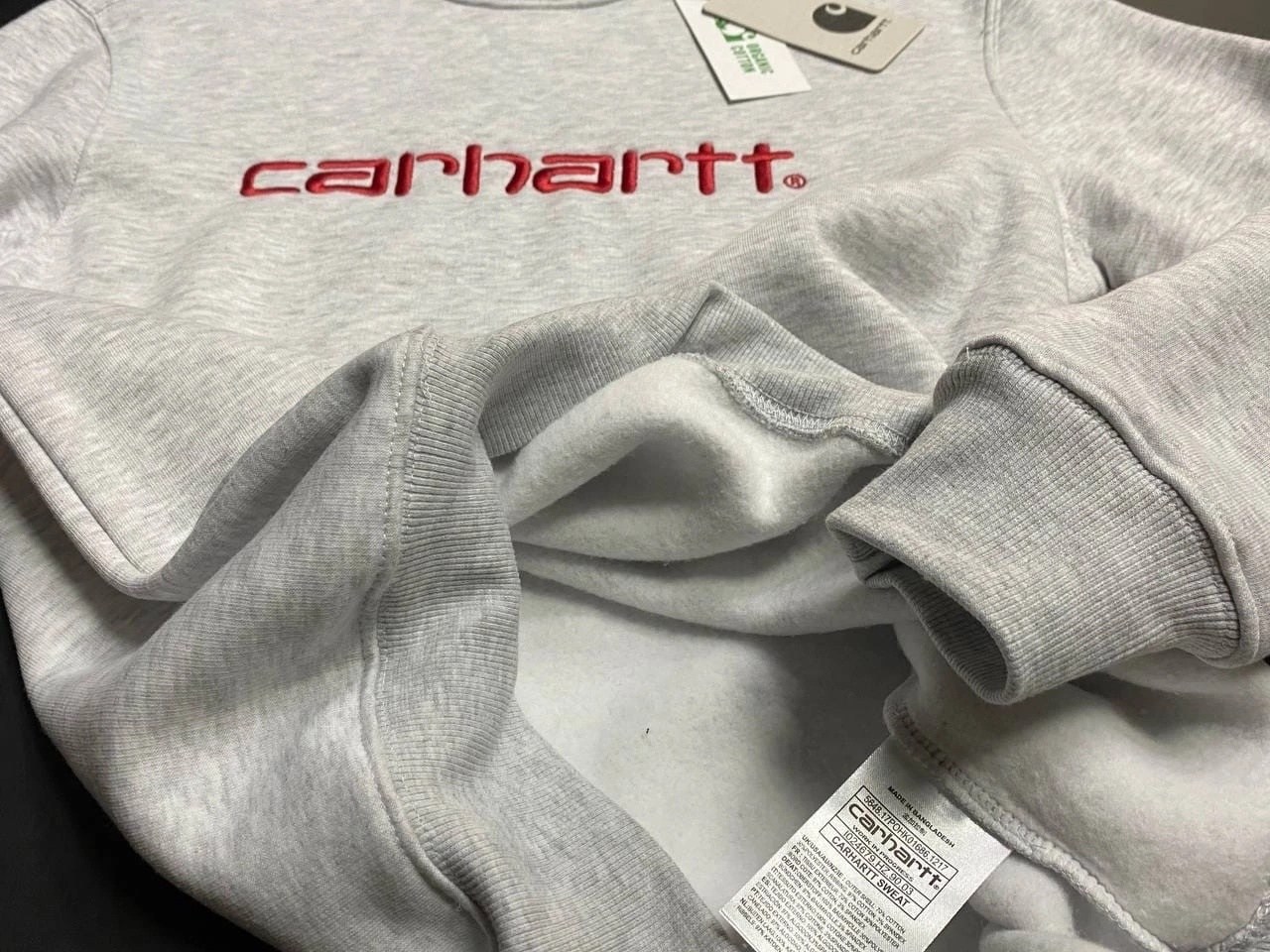 carhartt кофта,свитшот carhartt,мужские свитшоты,серый свитшот,мужские толстовки