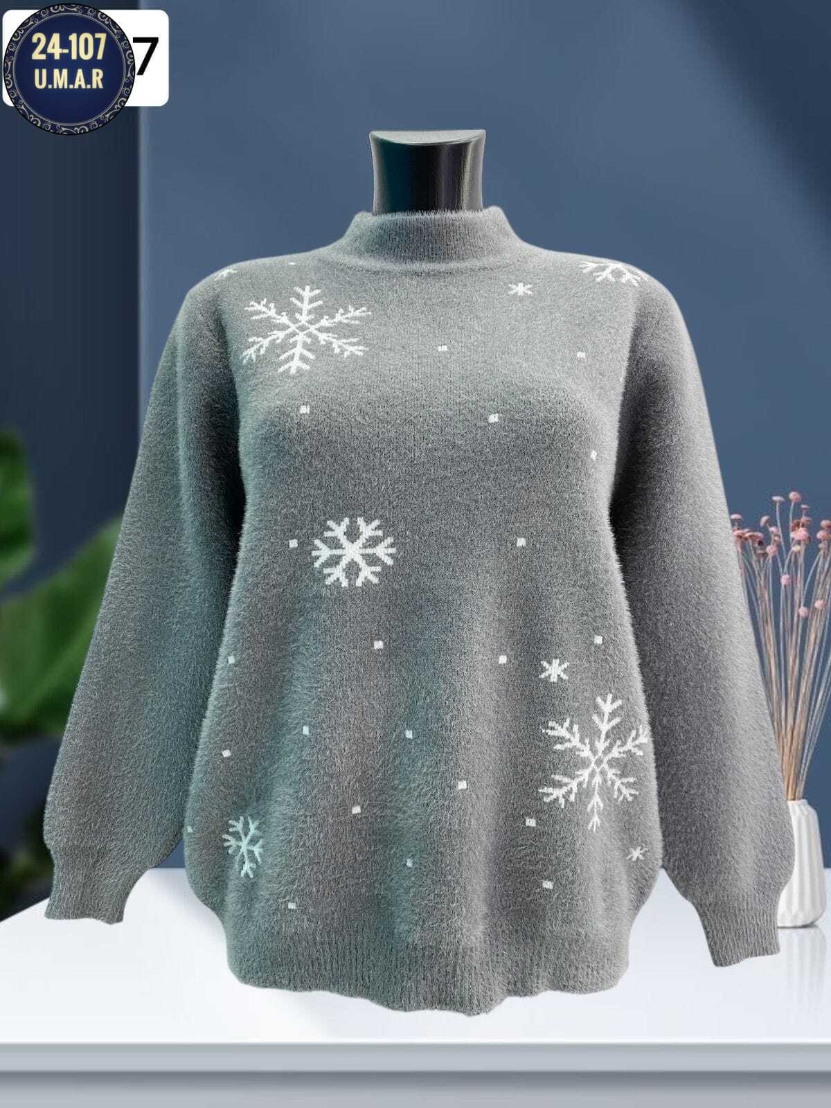 свитера женские,женская кофта,свитер со снежинками,кофта модная,зимняя кофта