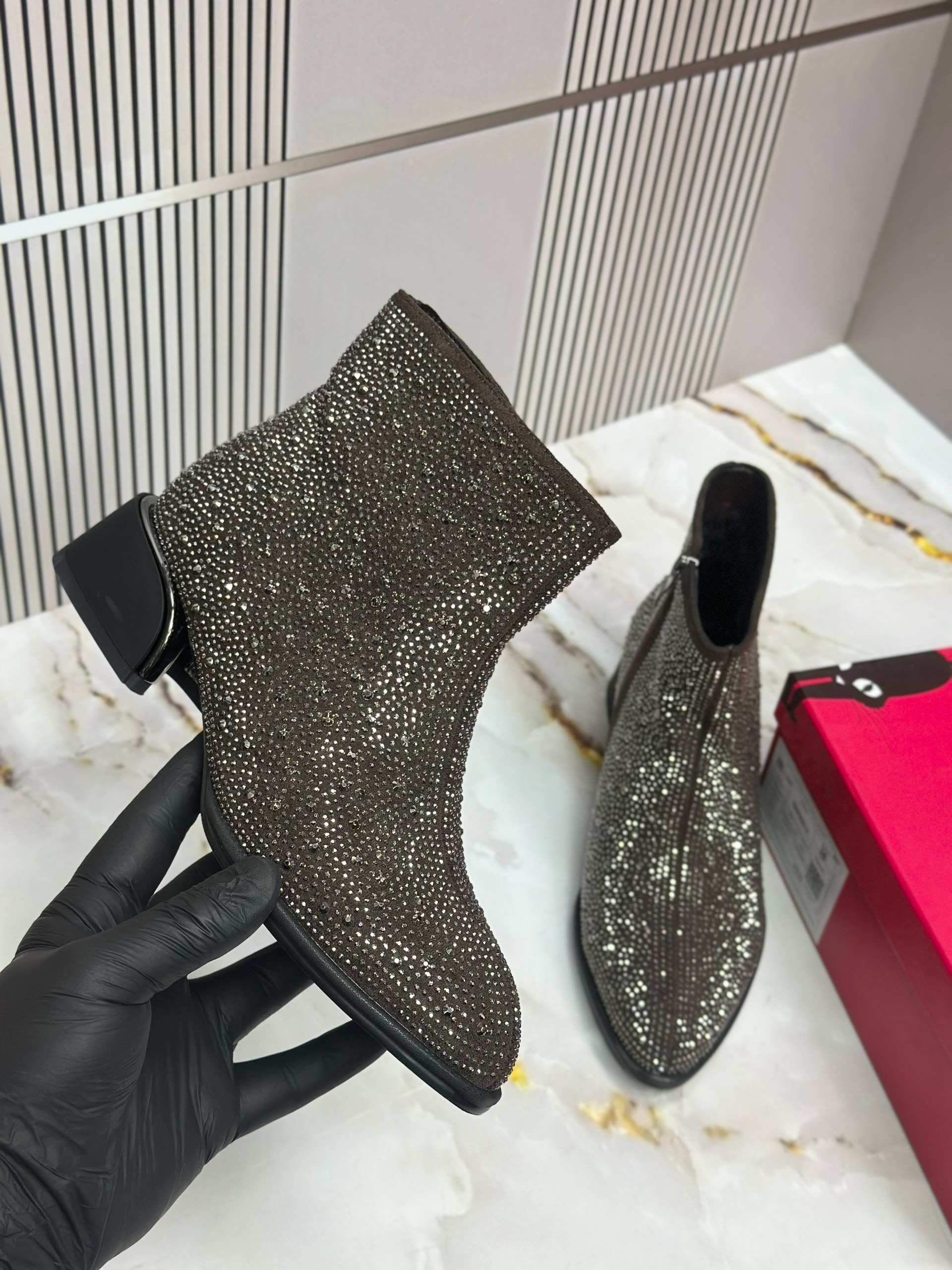 , женская,ботильоны со стразами,ботильоны женские,ботильоны модные