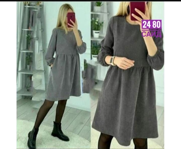 свободное платье,платье женская,платье женское миди,платье вельвет,платье cвободного кроя