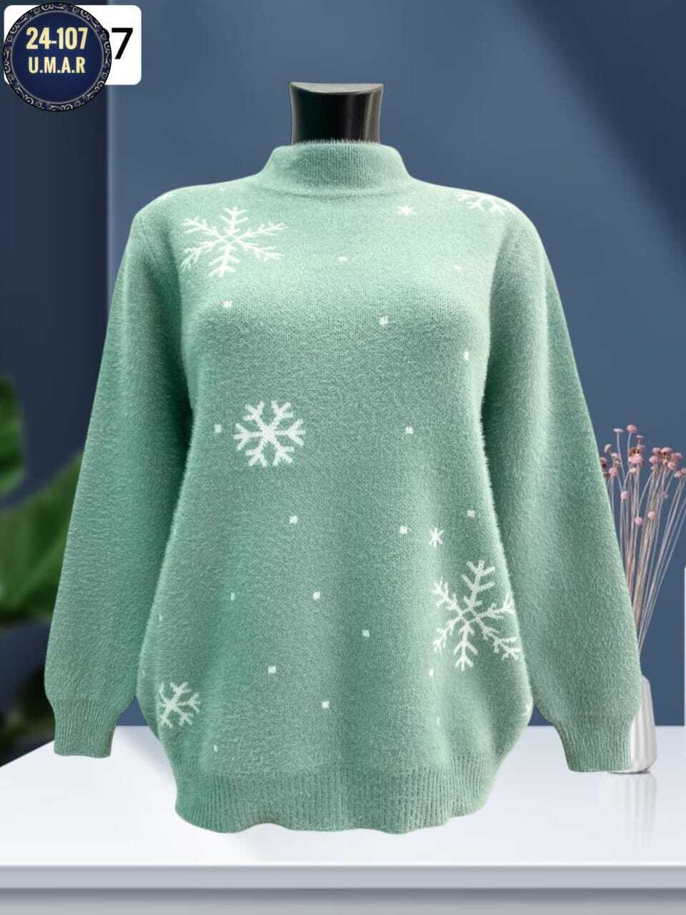 свитера женские,женская кофта,свитер со снежинками,кофта модная,зимняя кофта