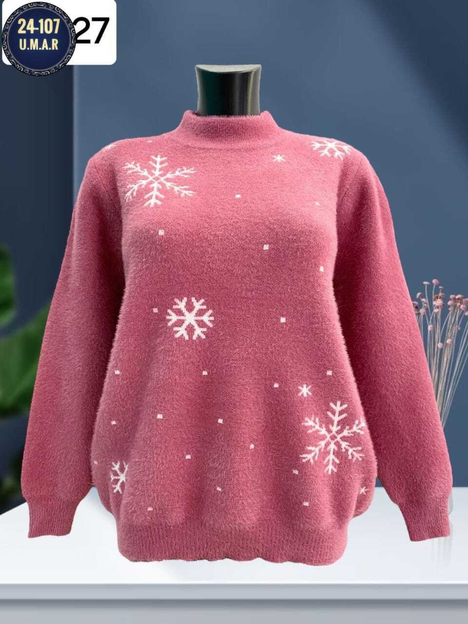 свитера женские,женская кофта,свитер со снежинками,кофта модная,зимняя кофта
